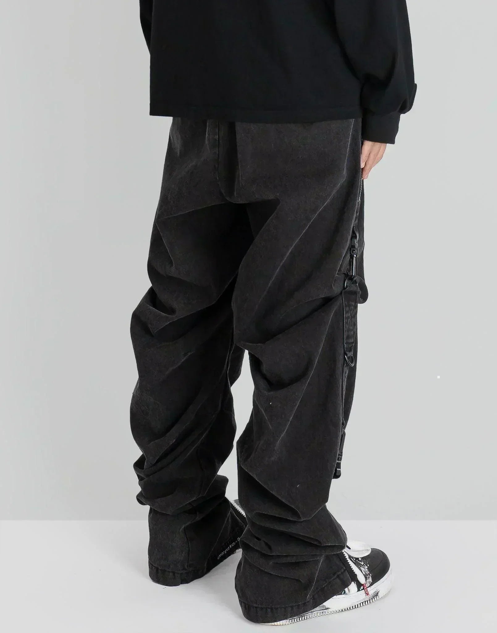 99%IS- - Washed D-ring pants - 082plus