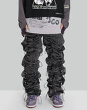 99%IS- - WASHED GOBCHANG PANTS - 082plus