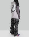 99%IS- - WASHED GOBCHANG PANTS - 082plus