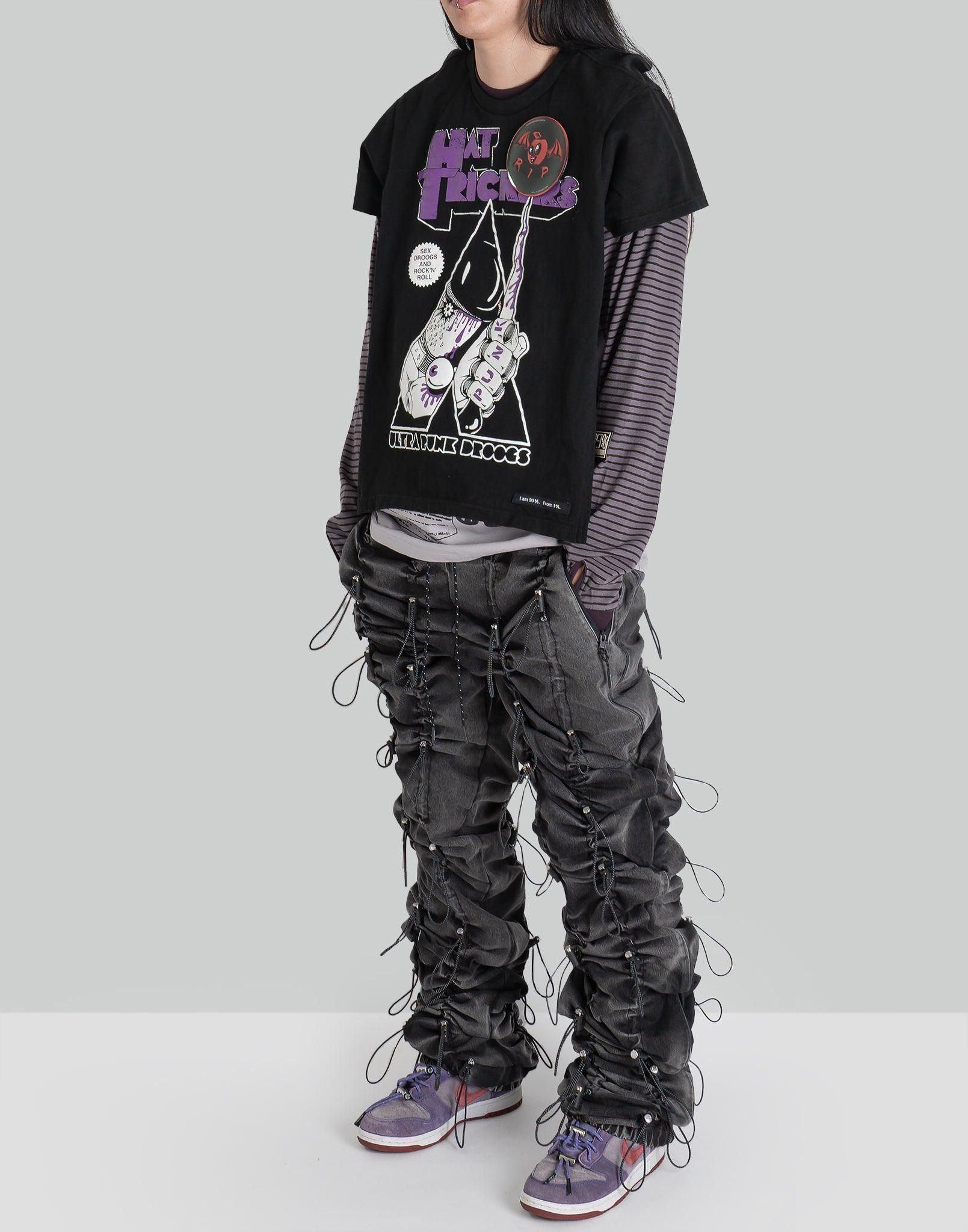 99%IS- - WASHED GOBCHANG PANTS - 082plus