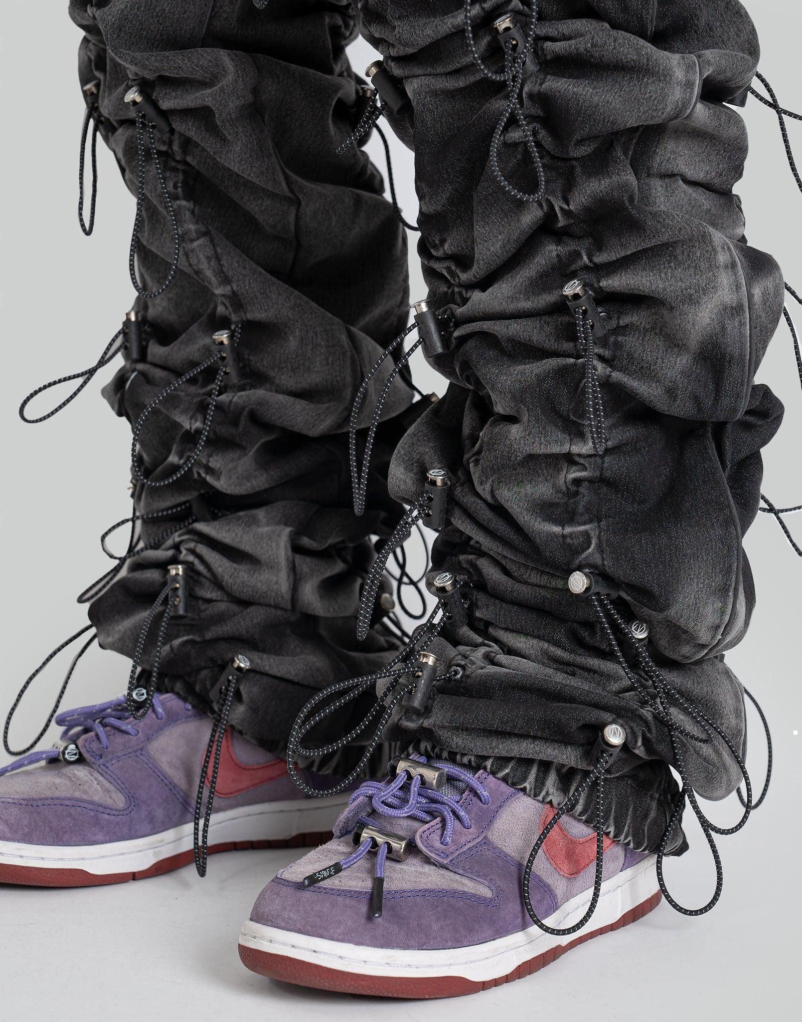 99%IS- - WASHED GOBCHANG PANTS - 082plus