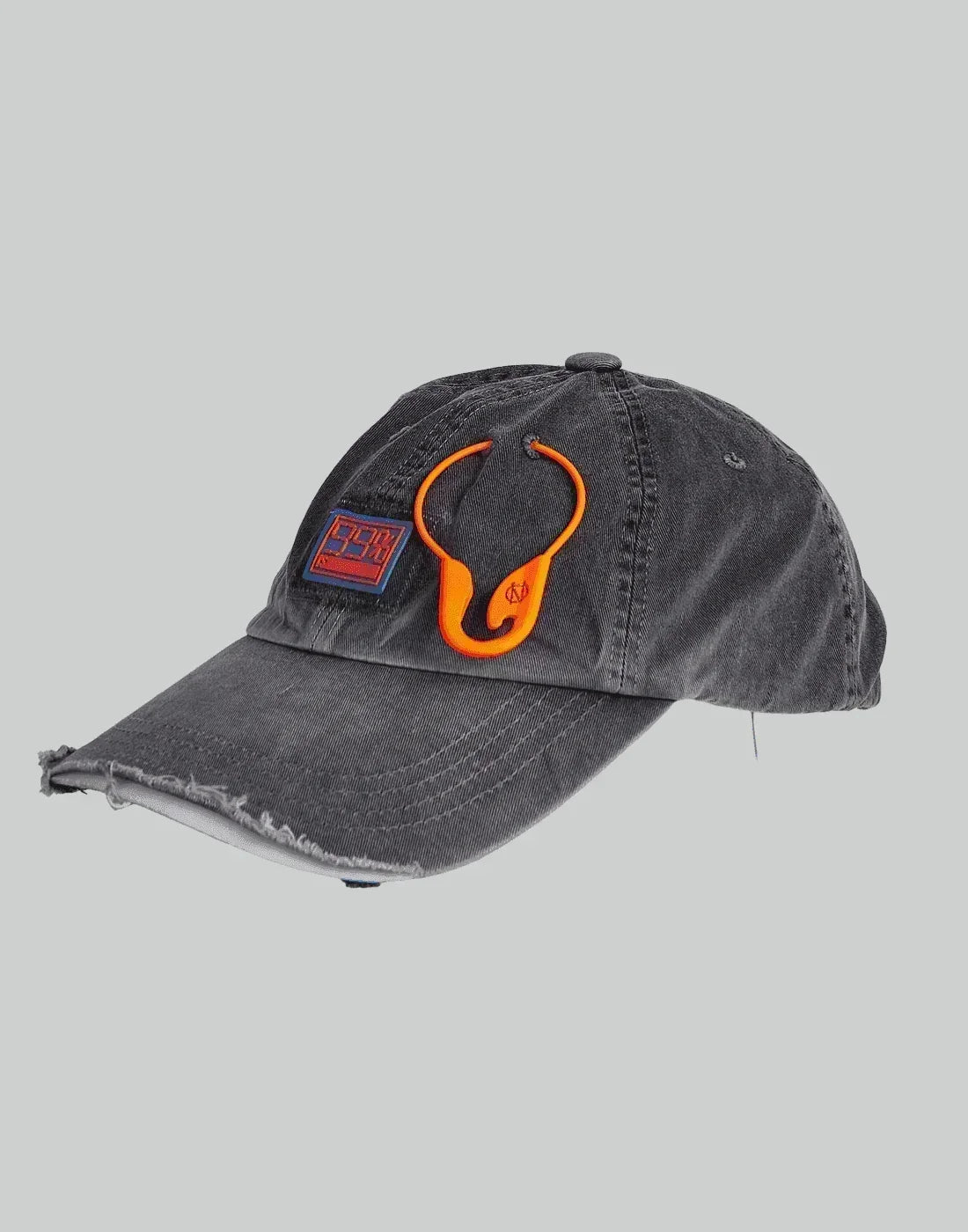 99%IS- - Washed Safety Pin Destroyed Cap - 082plus