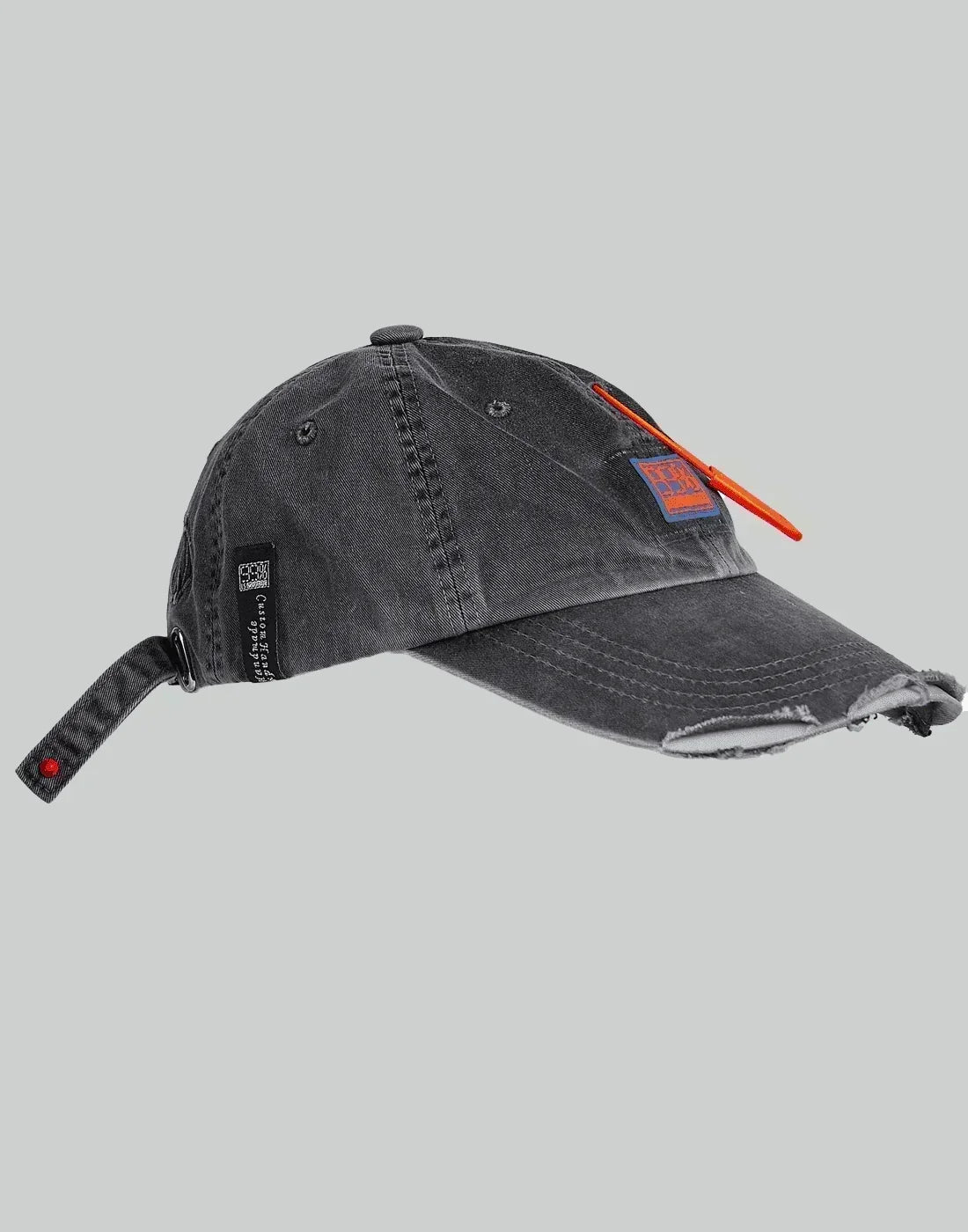 99%IS- - Washed Safety Pin Destroyed Cap - 082plus