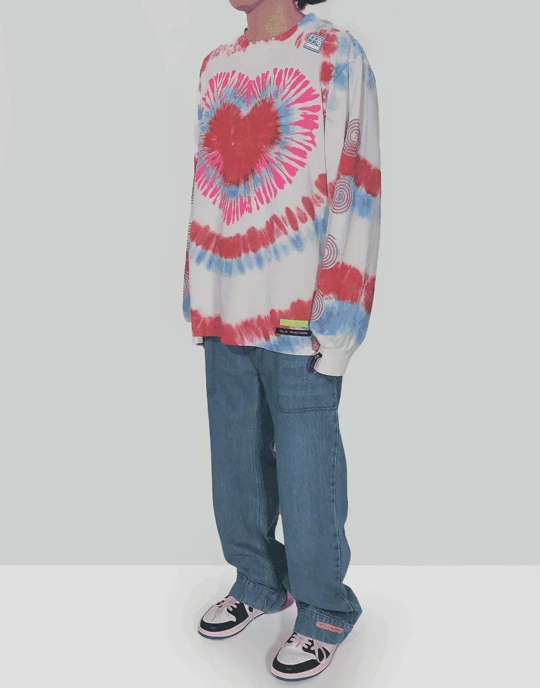 99%IS- - Wide Washed Bondage Denim - 082plus