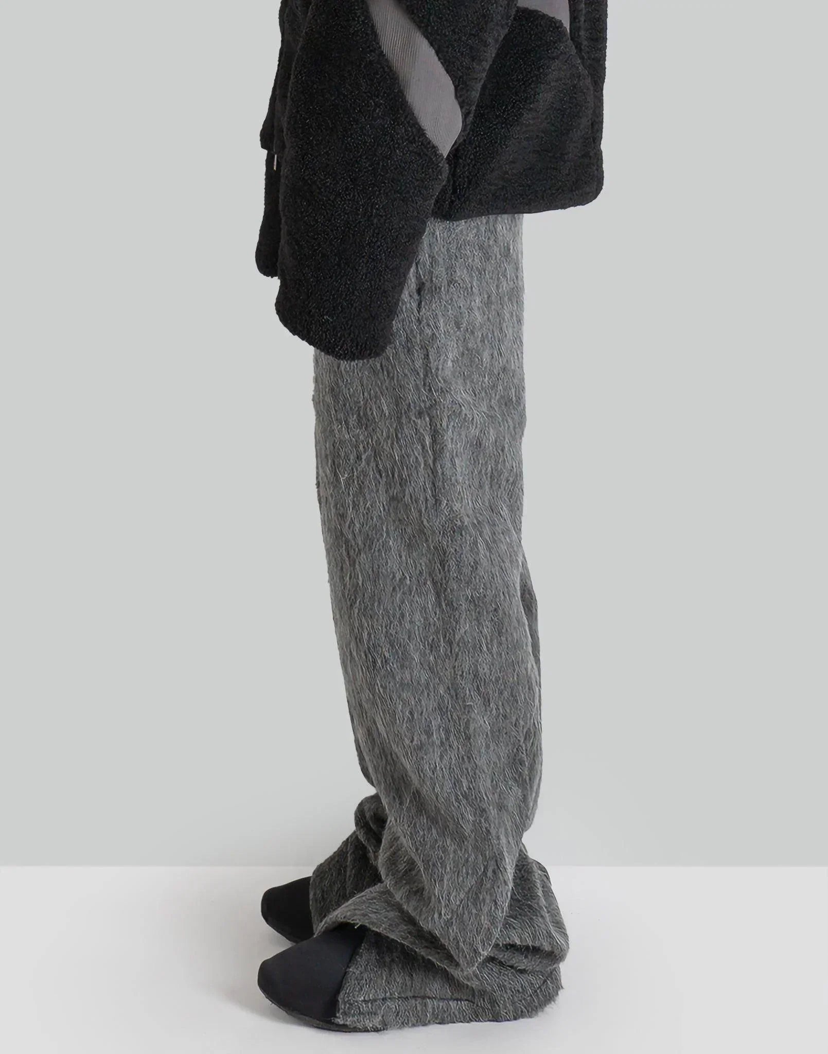 HELIOT EMIL - ALPACA BLEND TROUSERS - 082plus