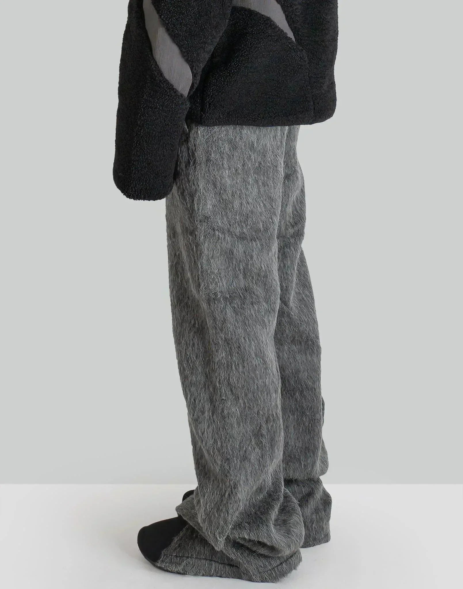 HELIOT EMIL - ALPACA BLEND TROUSERS - 082plus