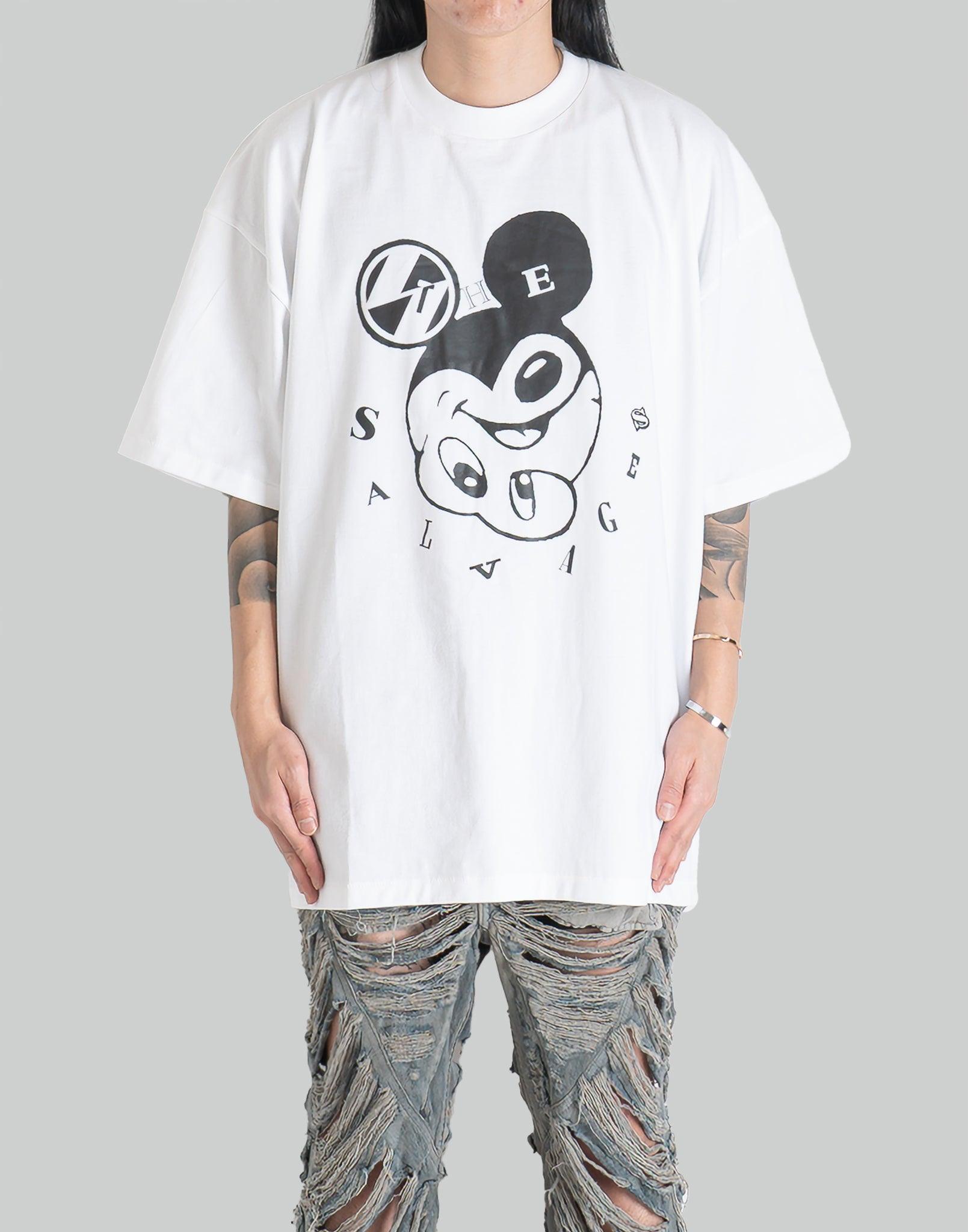 THE SALVAGES - ALPHABET MOUSE OS T-SHIRT - 082plus