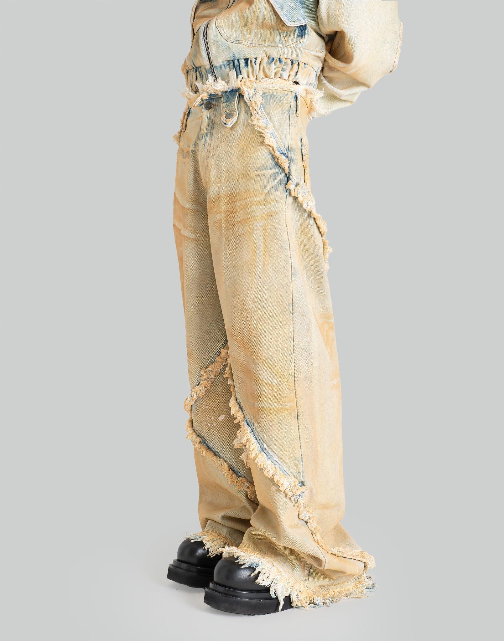 argue mellow straight denim サイズ2 EgonLab ARGYLE DENIM PANT – 082plus