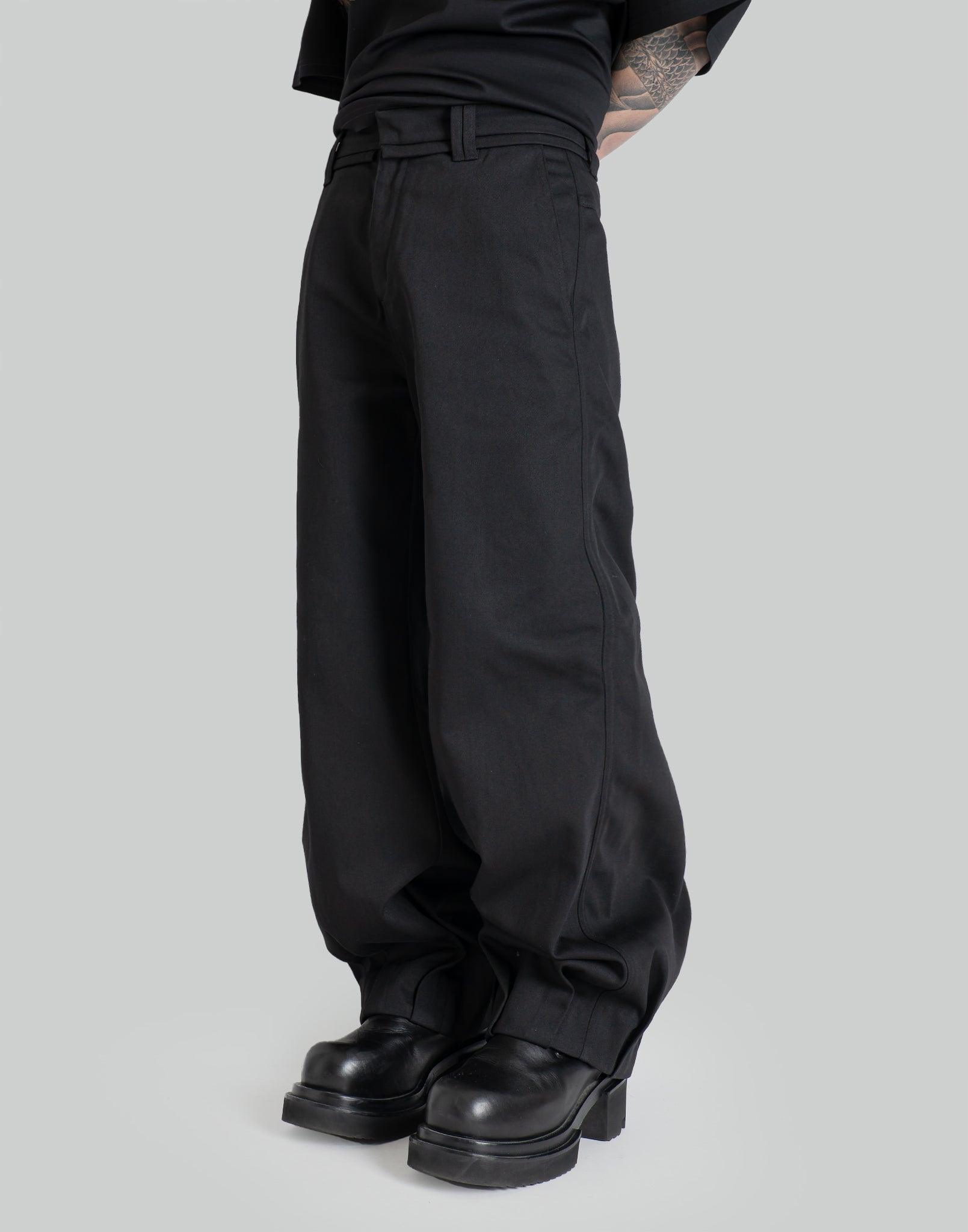 パンツ NAMESAKE trousers NAMESAKE(ネイムセイク)のLAMAR CARROT WIDE TROUSERS CYBER