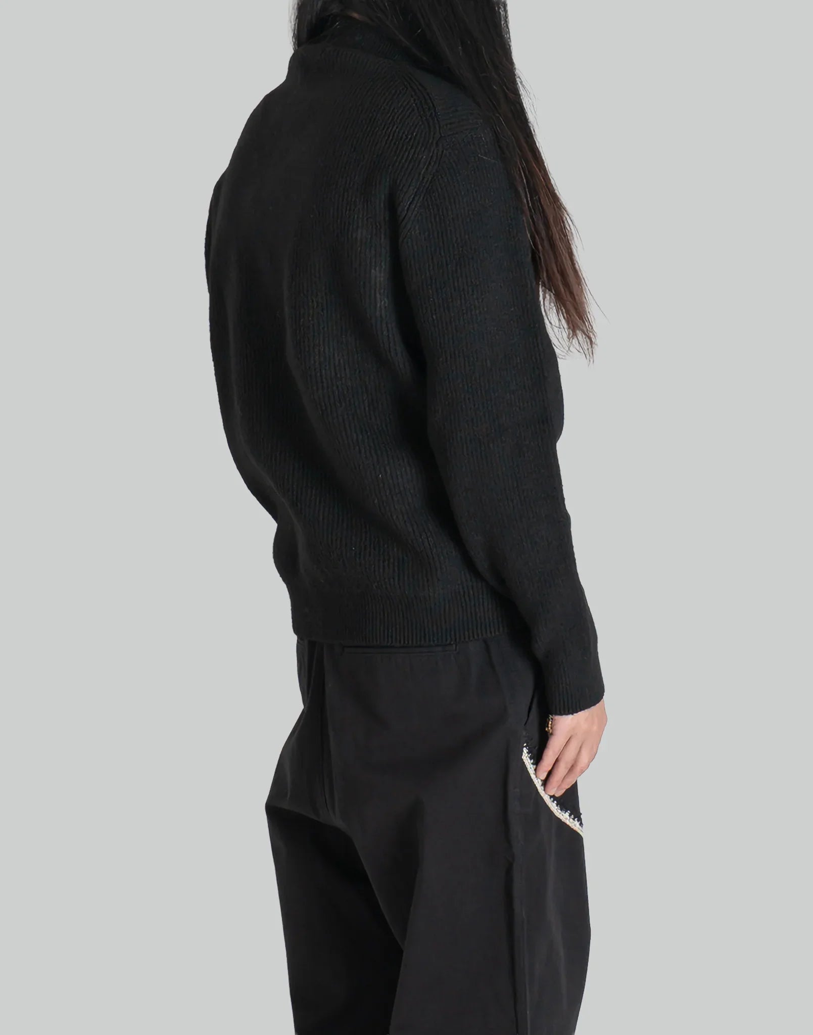 JUNTAE KIM - BEADED CORSET SWEATER - 082plus