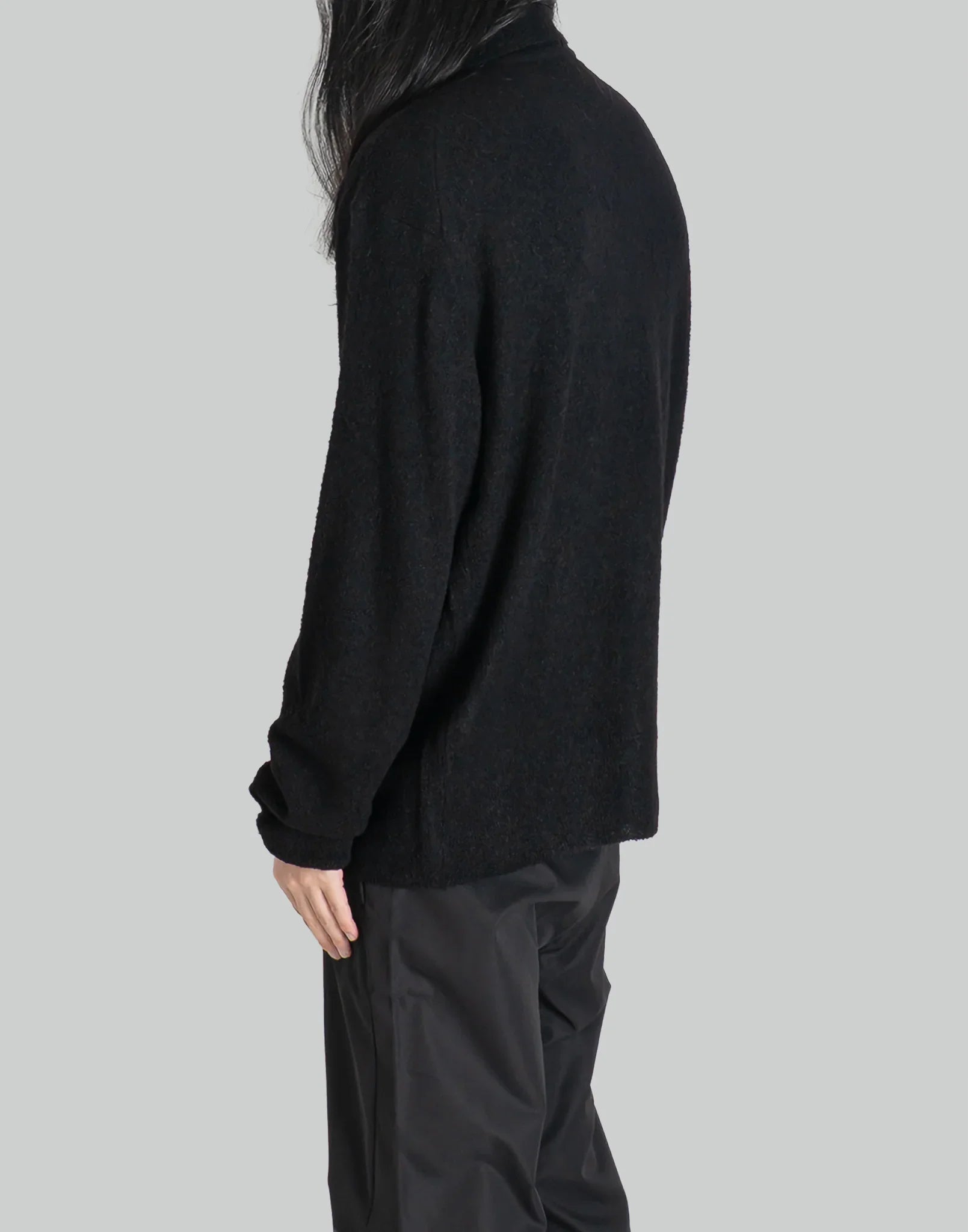 POST ARCHIVE FACTION - BOUCLE ZIP SHIRT (ARCHIVE) - 082plus
