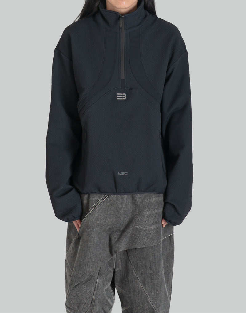 BOUNCE BACK HALF ZIP SWEATER