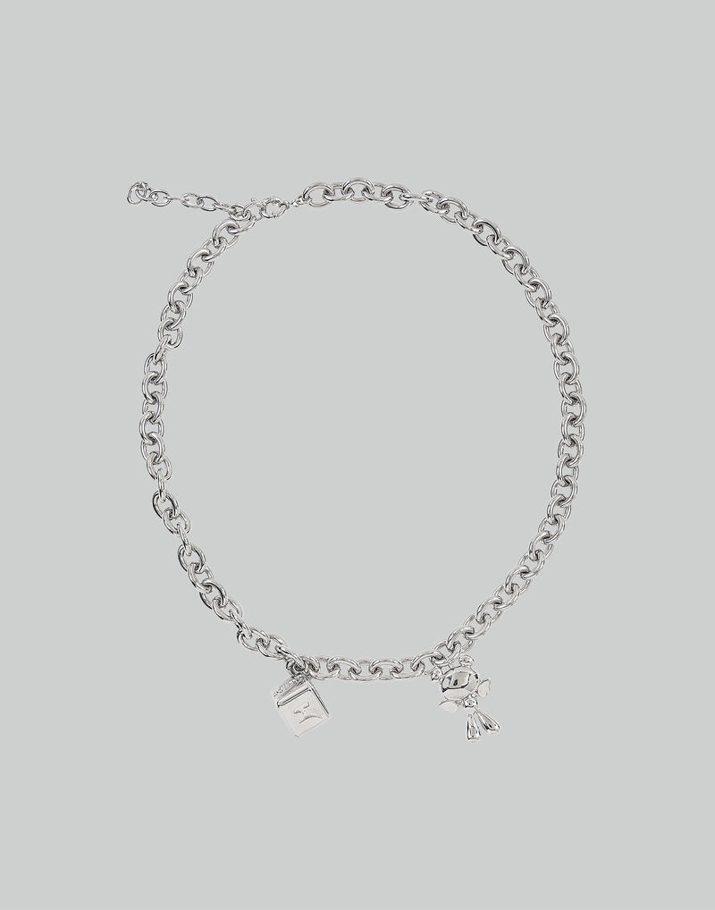 BUMPY DICE TEDDY NECKLACE