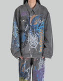 SANKUANZ - BUMPY GRAFFITI JACKET - 082plus