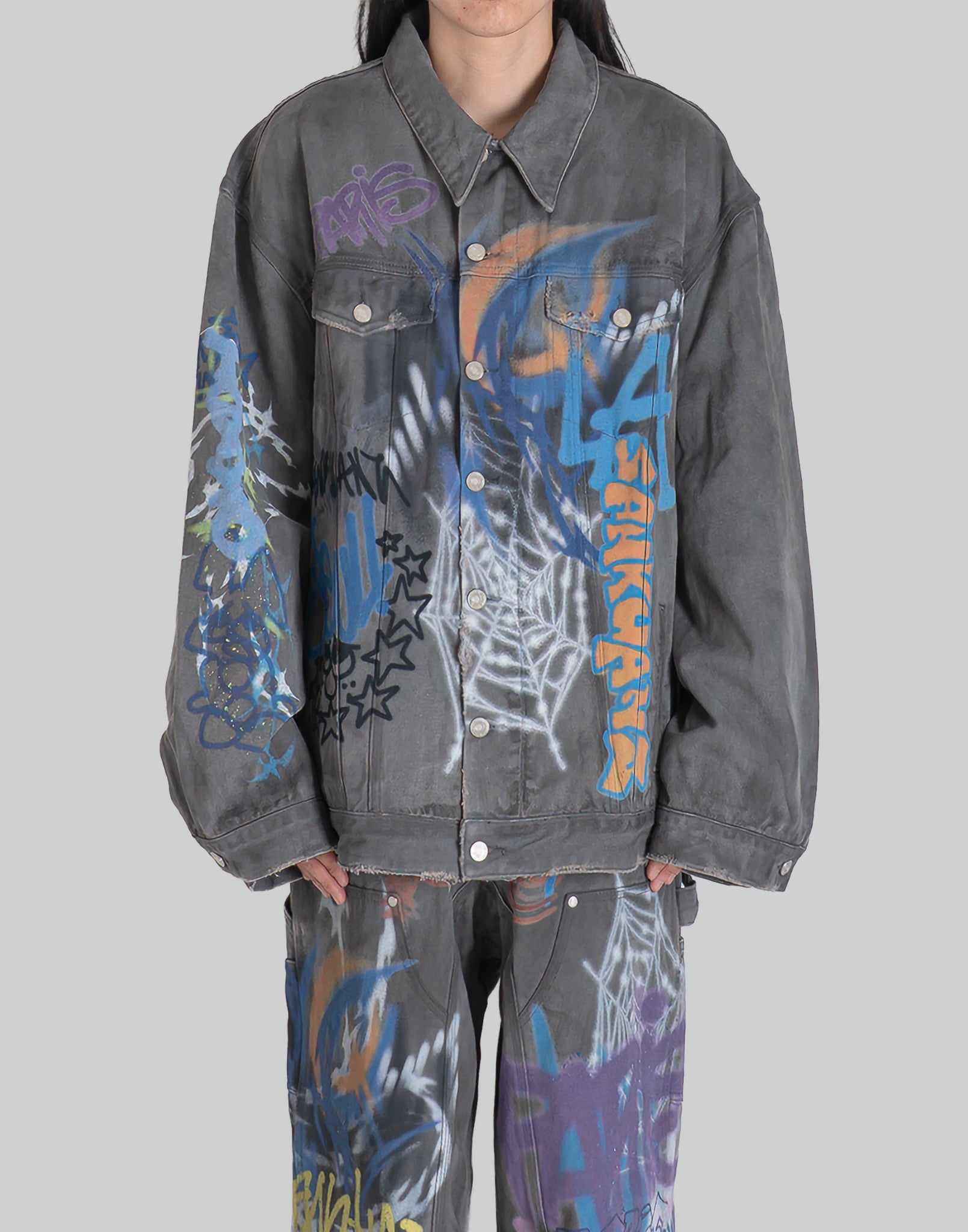 BUMPY GRAFFITI JACKET