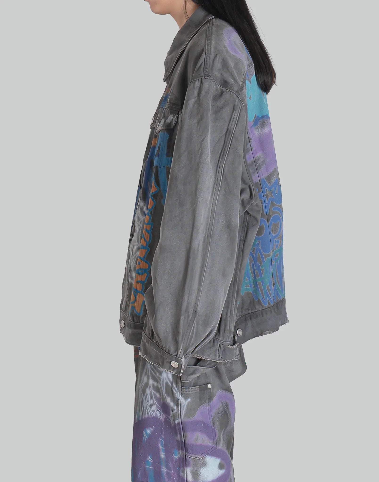 SANKUANZ - BUMPY GRAFFITI JACKET - 082plus