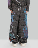 BUMPY GRAFFITI LOOSE SWEATPANTS
