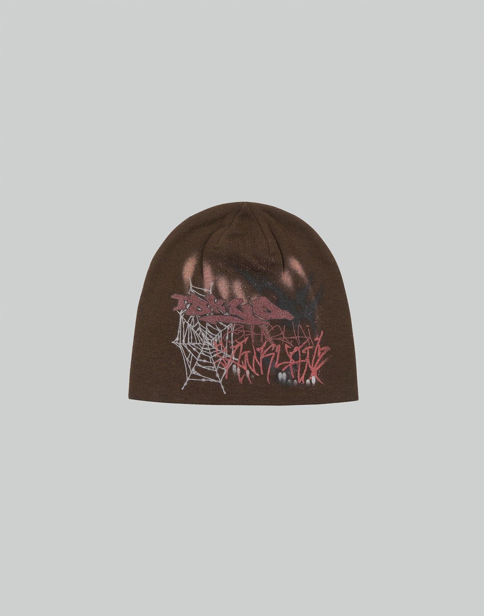 SANKUANZ - BUMPY GRAFFITI PRINT KNIT BEANIE - 082plus