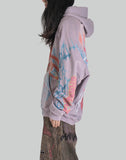 SANKUANZ - BUMPY GRAFFITI ZIP-UP HOODIE - 082plus