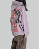 SANKUANZ - BUMPY GRAFFITI ZIP-UP HOODIE - 082plus