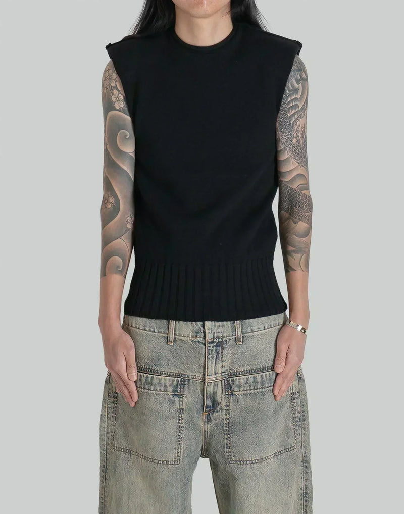 entire studios - BURNS KNIT VEST - 082plus