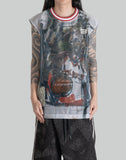 CHAUNCEY GRID MESH TANK