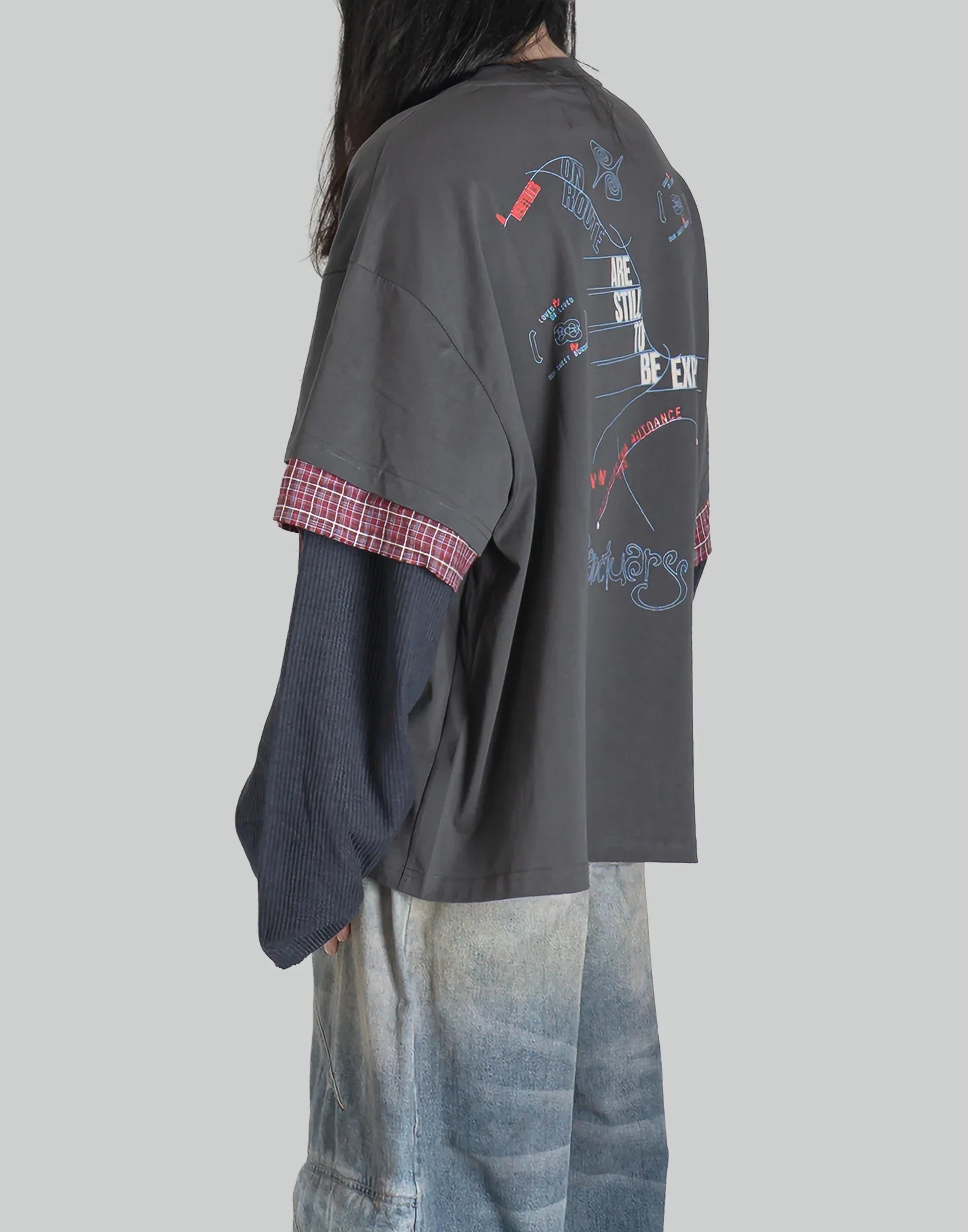 NAMESAKE - CHUCK 3-LAYERED TEE - 082plus