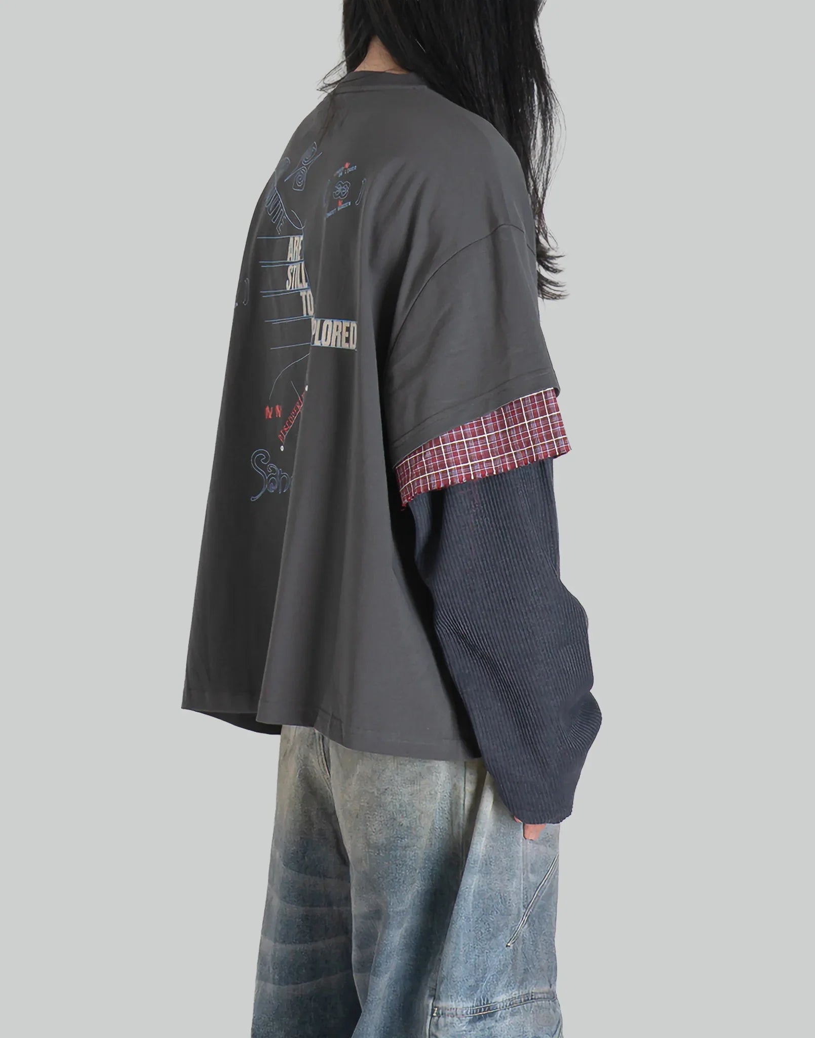 NAMESAKE - CHUCK 3-LAYERED TEE - 082plus