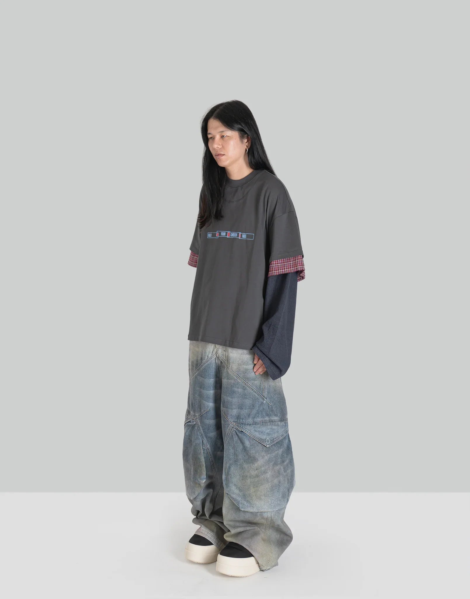 NAMESAKE - CHUCK 3-LAYERED TEE - 082plus