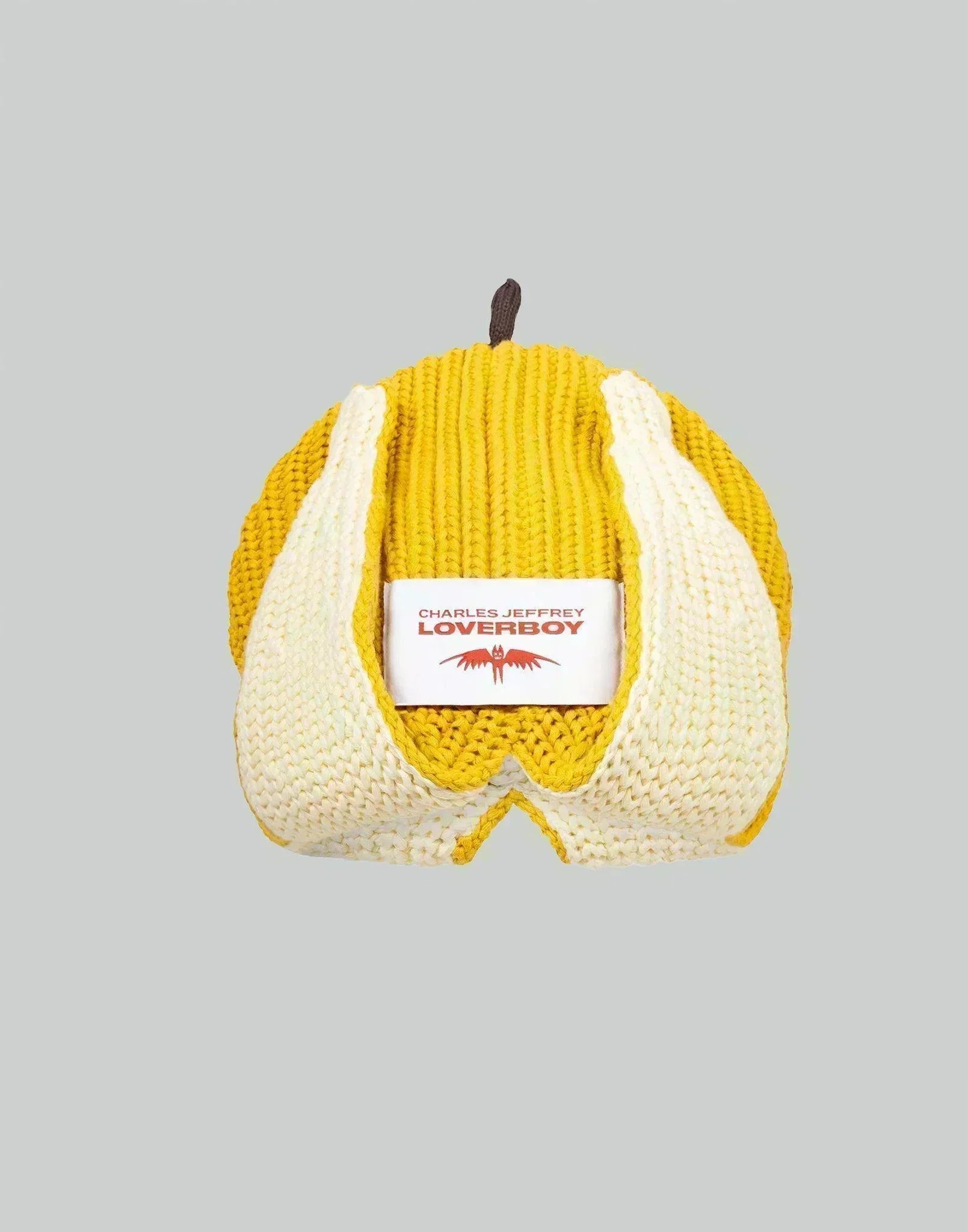 CHARLES JEFFREY LOVERBOY バナナ　ビーニー Charles Jeffrey LOVERBOY CHUNKY BANANA BEANIE – 082plus