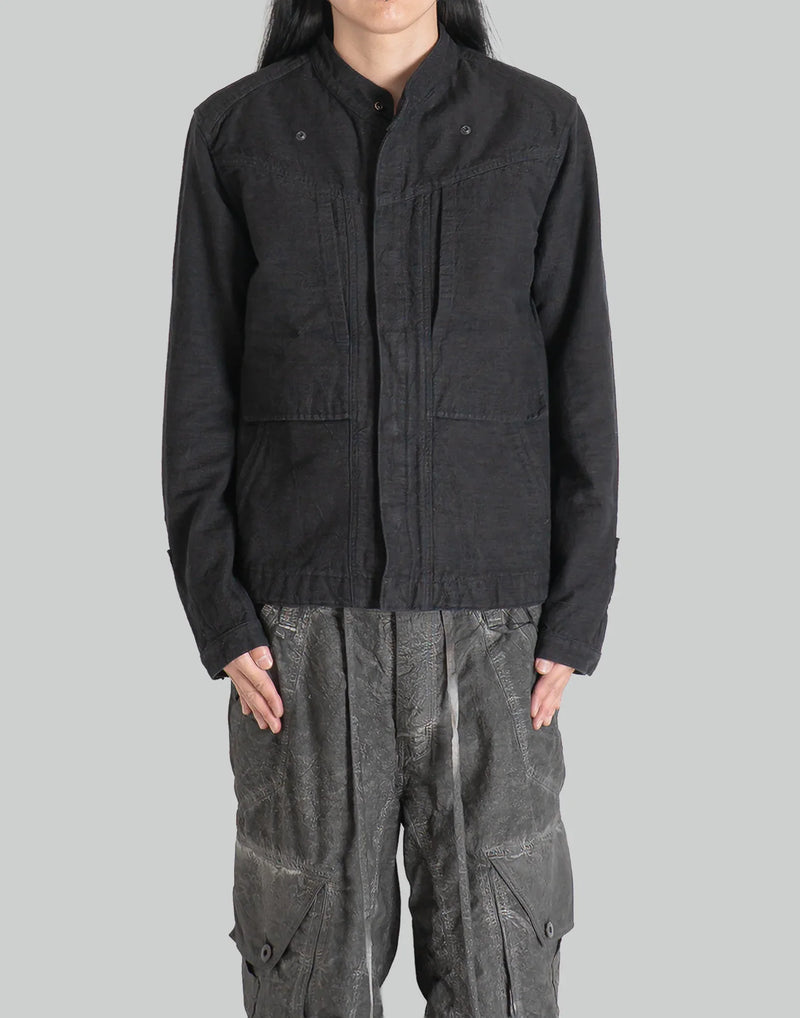 blackmerle - COLLARLESS JACKET - 082plus