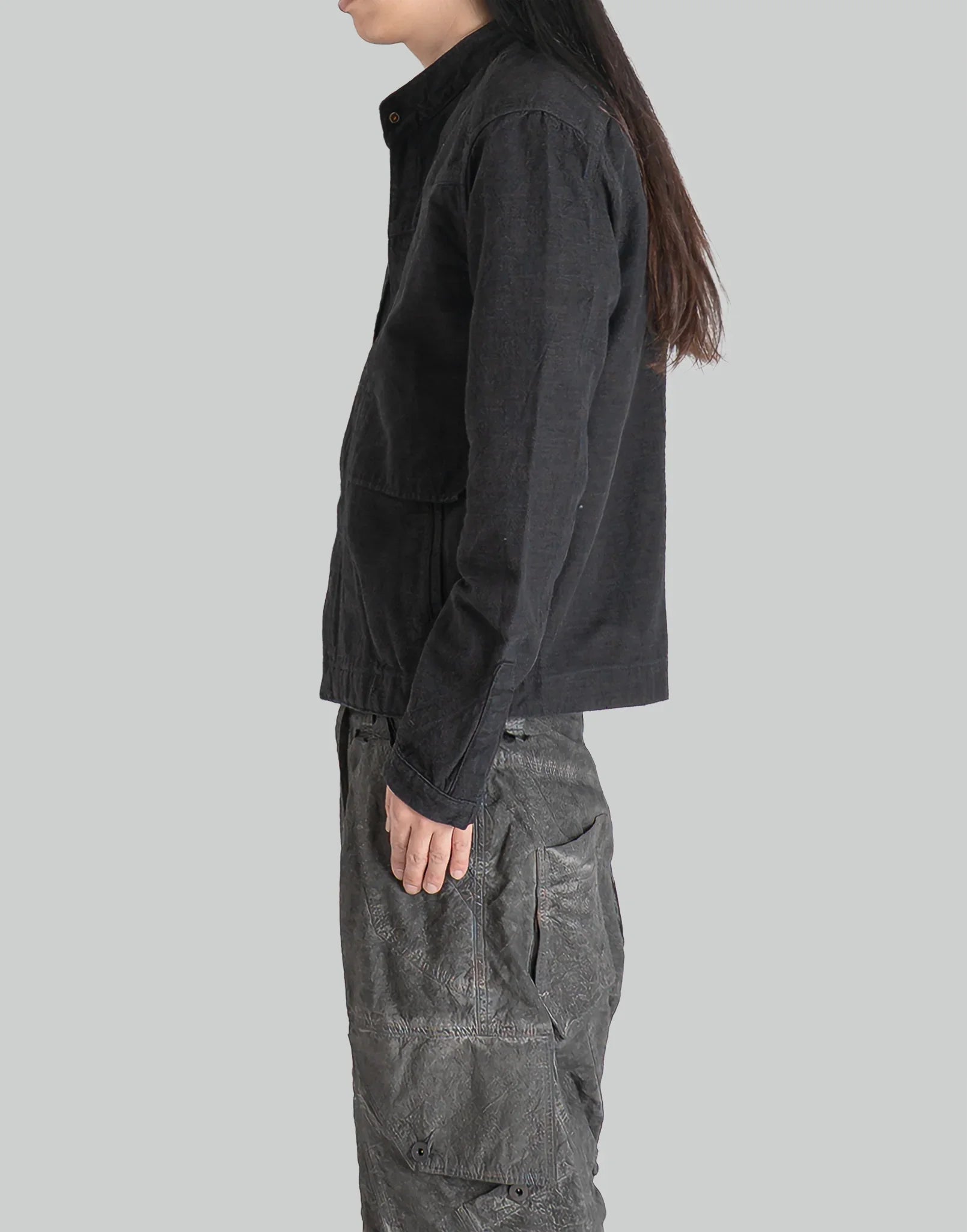 blackmerle - COLLARLESS JACKET - 082plus