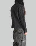 blackmerle - COLLARLESS JACKET - 082plus