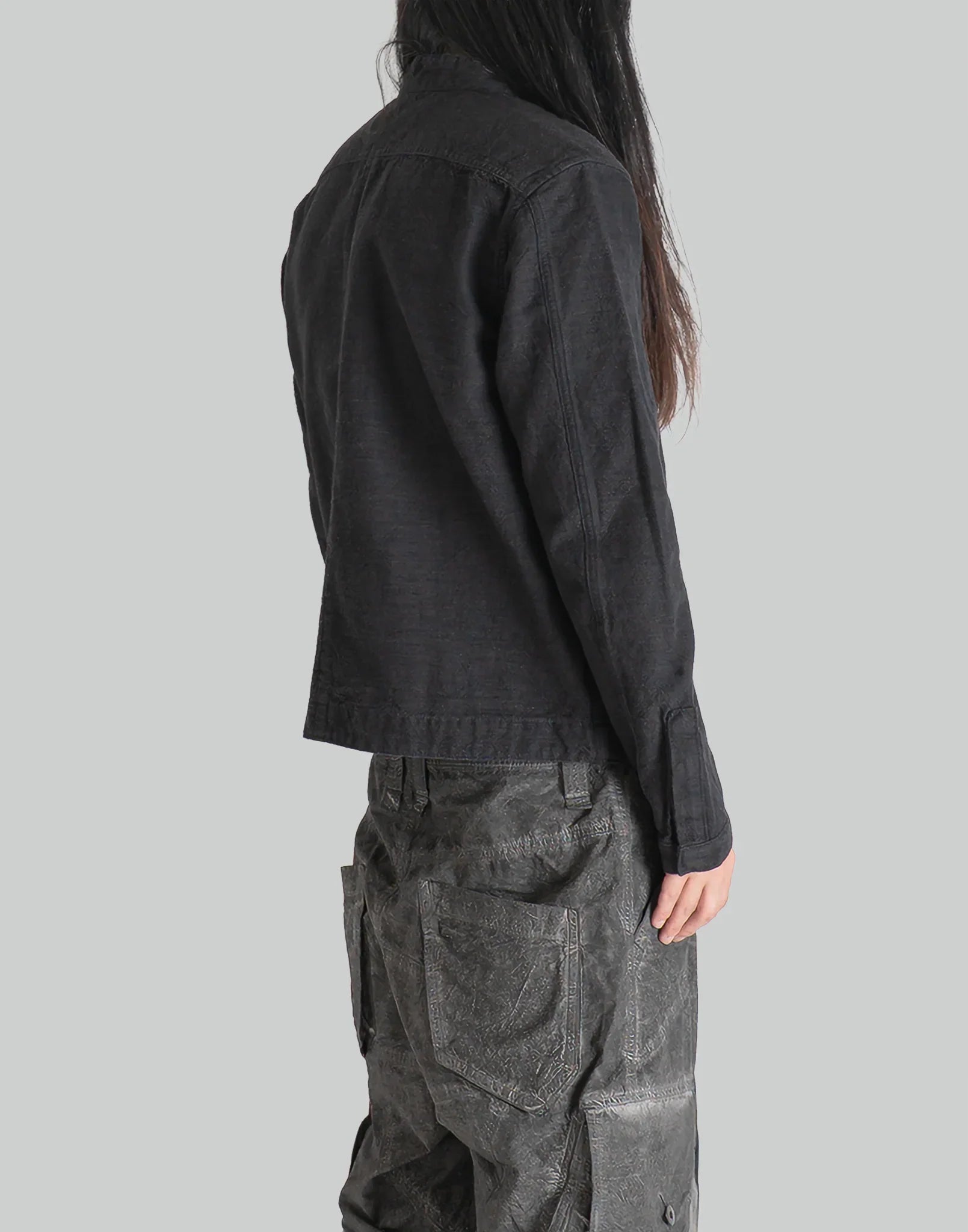blackmerle - COLLARLESS JACKET - 082plus