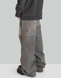 DISCOVERED - CRASH DENIM PANT - 082plus