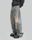 CRASH DENIM PANT