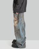 DISCOVERED - CRASH DENIM PANT - 082plus