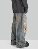 DISCOVERED - CRASH DENIM PANT - 082plus