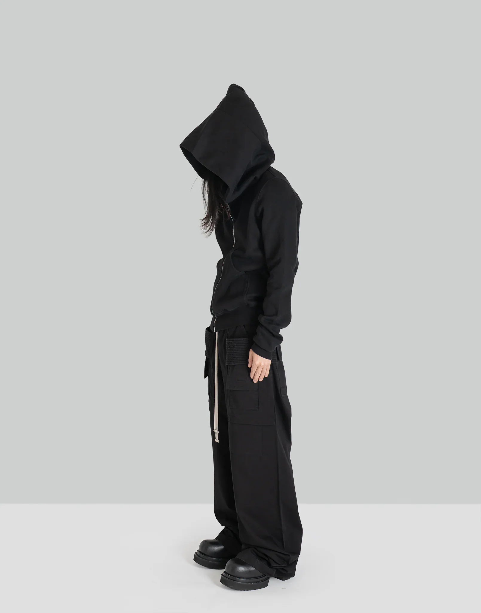 Rick Owens Drkshdw - CREATCH WIDE CARGO DRAWSTRING - 082plus