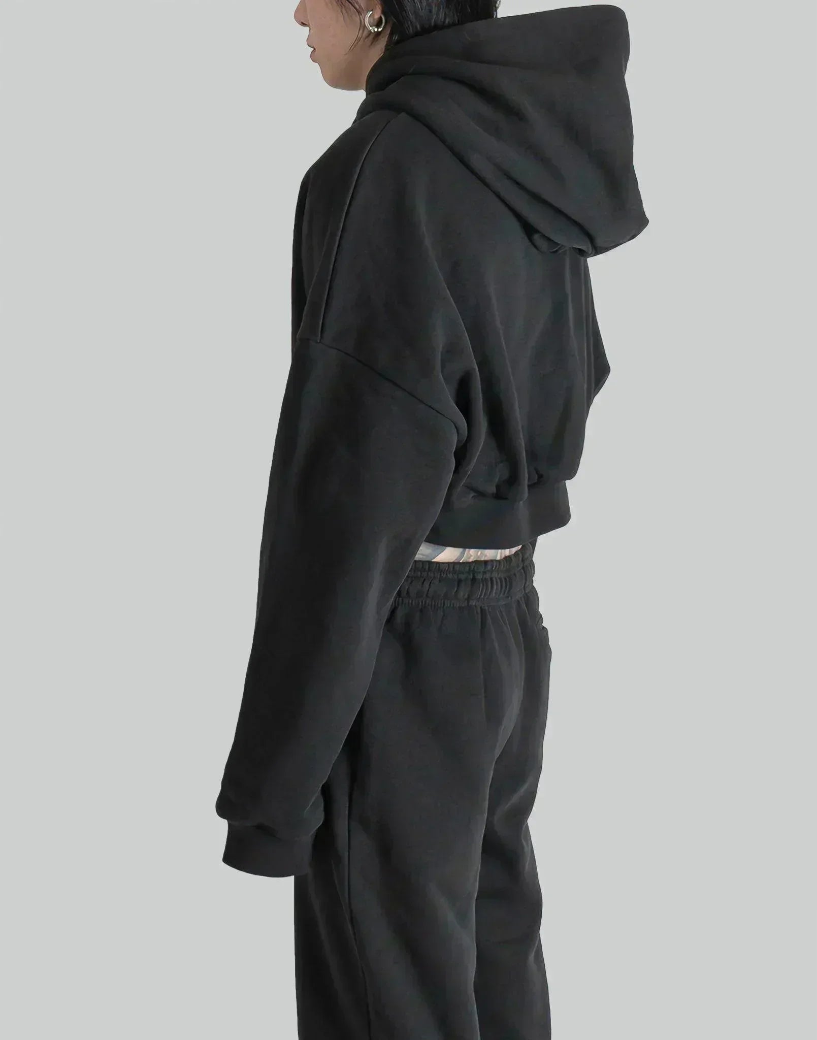 entire studios - CROPPED HEAVY HOOD - 082plus