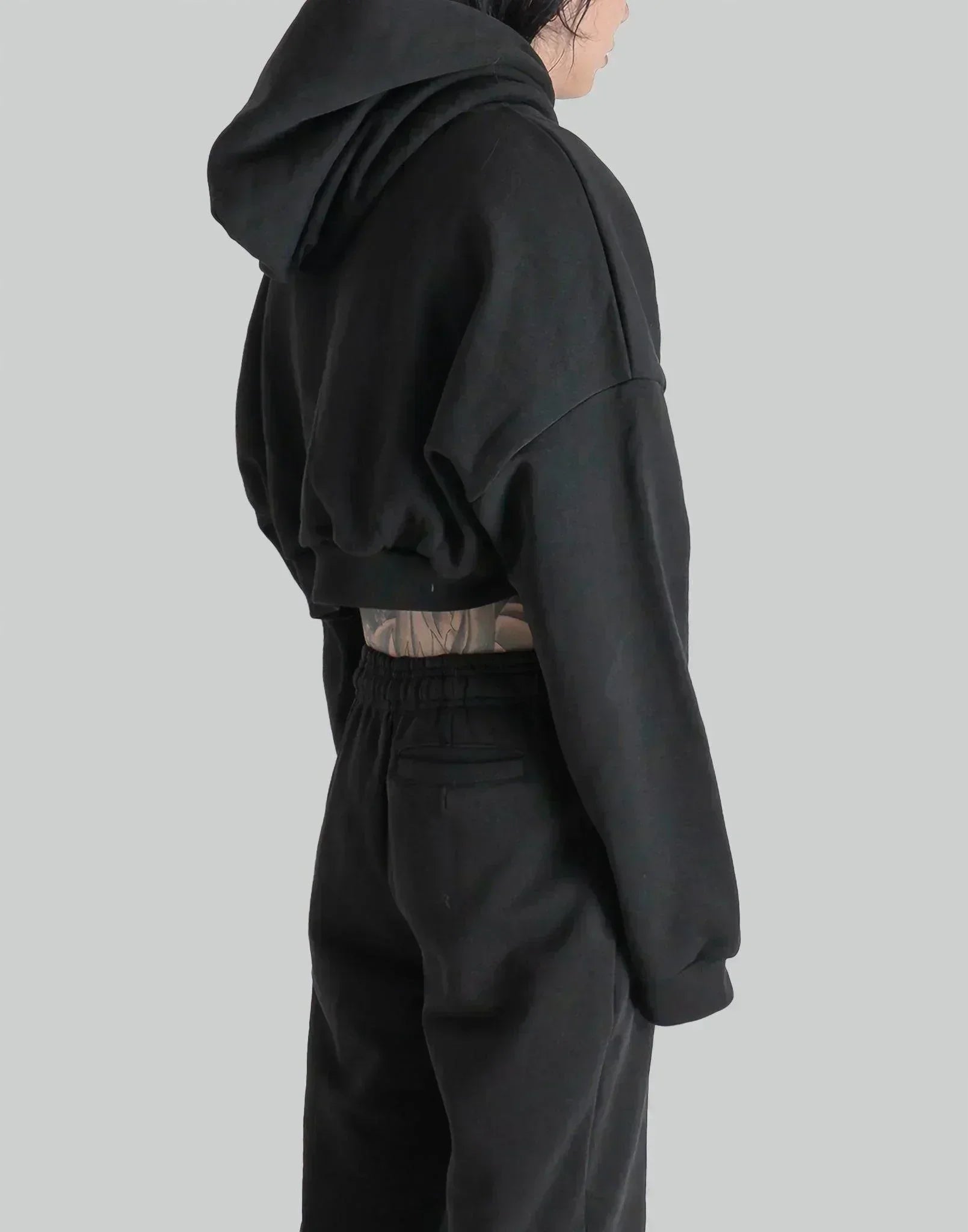entire studios - CROPPED HEAVY HOOD - 082plus