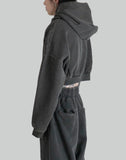 entire studios - CROPPED HEAVY HOOD - 082plus