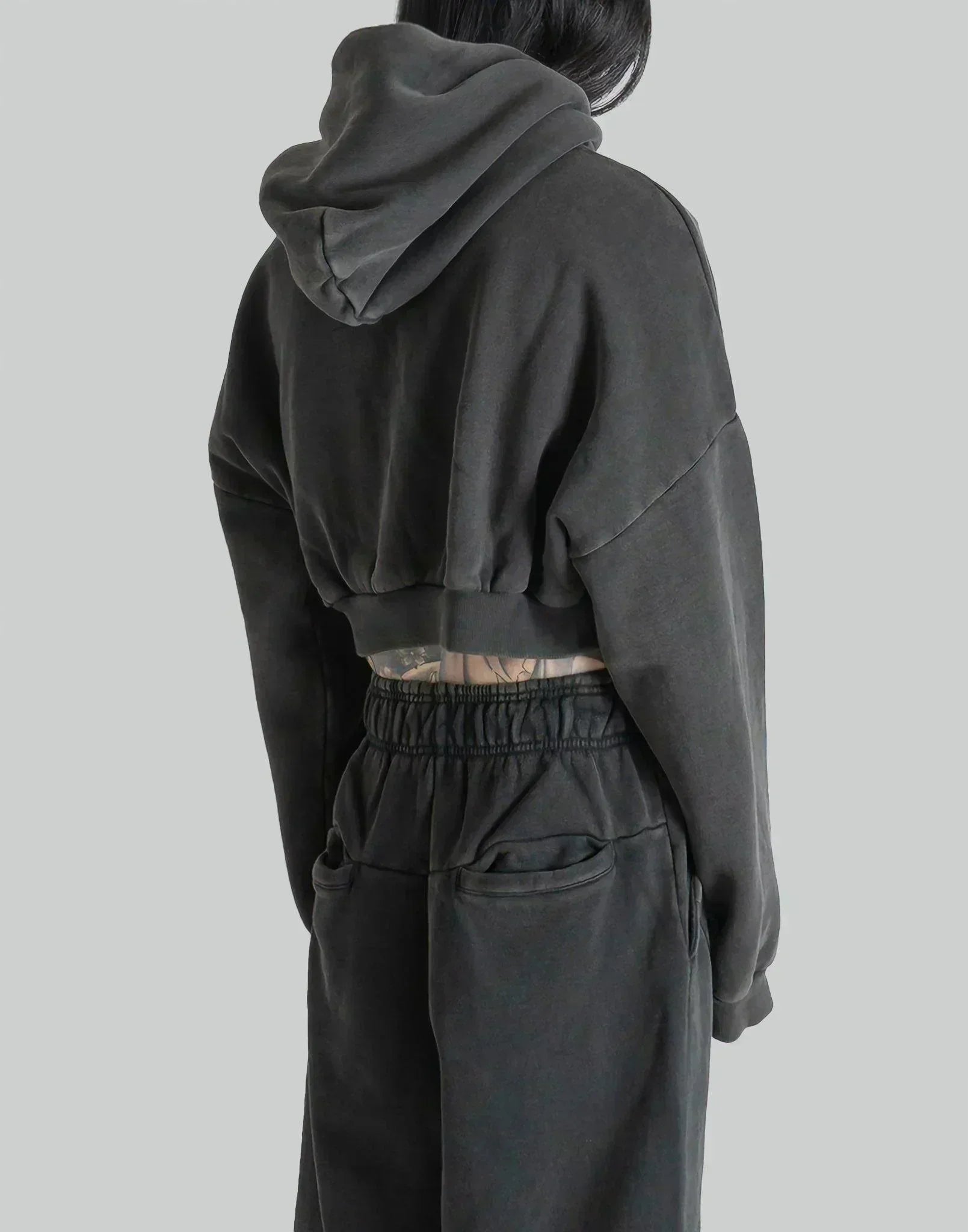 entire studios - CROPPED HEAVY HOOD - 082plus