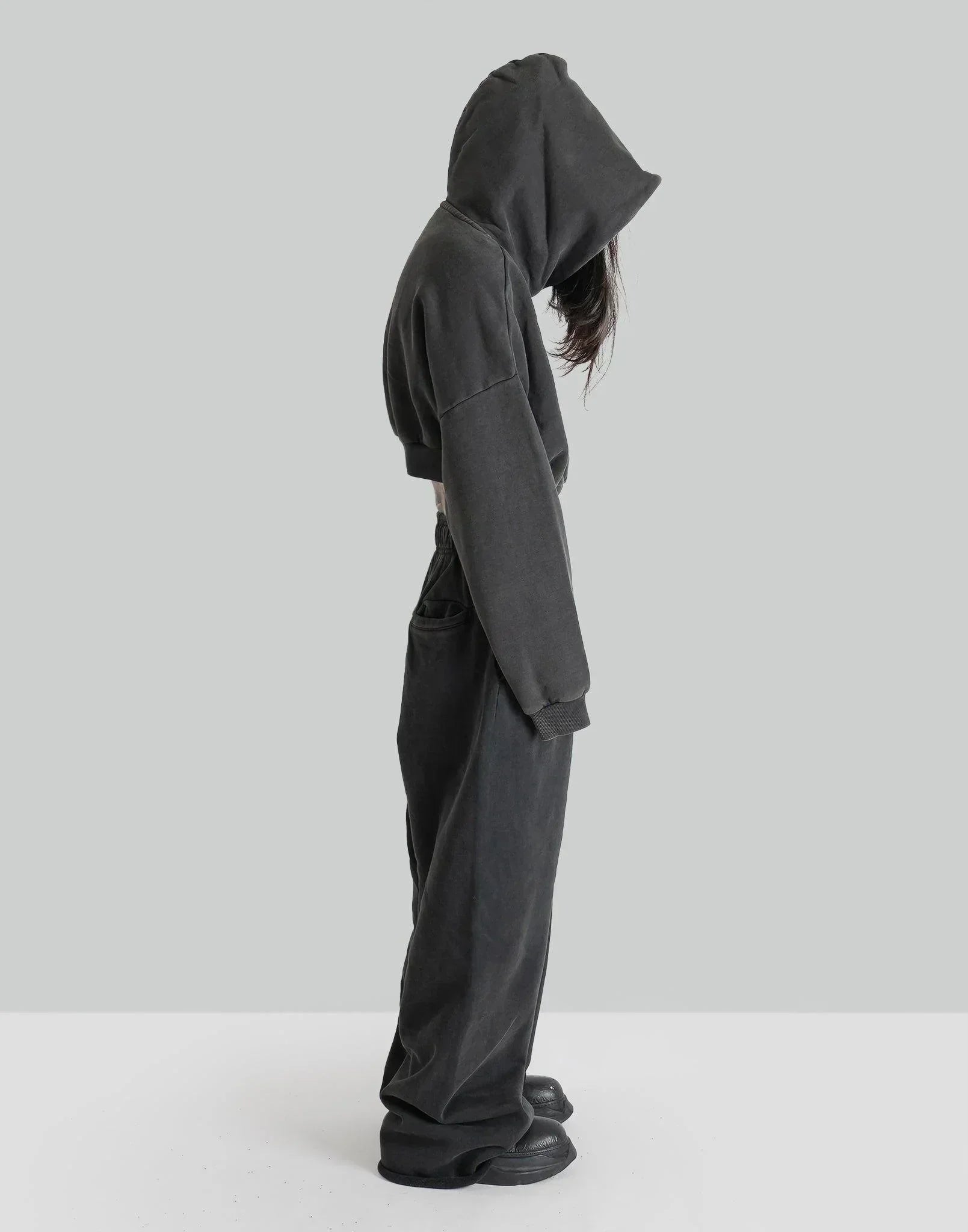 entire studios - CROPPED HEAVY HOOD - 082plus