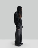 JOHN LAWRENCE SULLIVAN - CRUSHED VELVET ZIP-UP HOODIE - 082plus