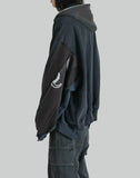 DISCOVERED - Band Tee Dolman Zip Hoodie - 082plus