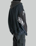 DISCOVERED - Band Tee Dolman Zip Hoodie - 082plus