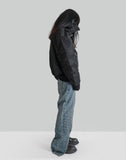 FENG CHEN WANG - BLACK LAPEL CARGO JACKET - 082plus