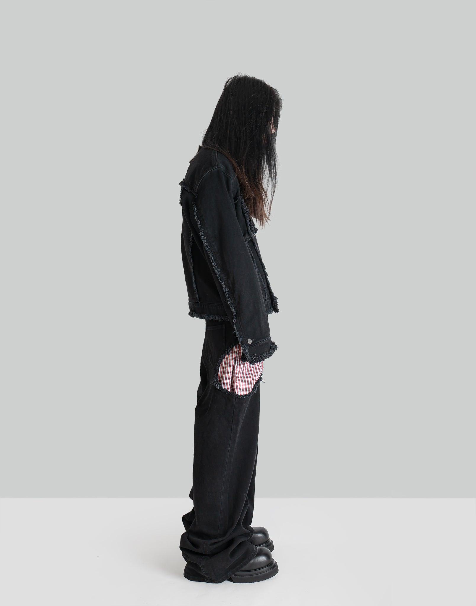 EgonLab - RAW EDGES DENIM JACKET - 082plus