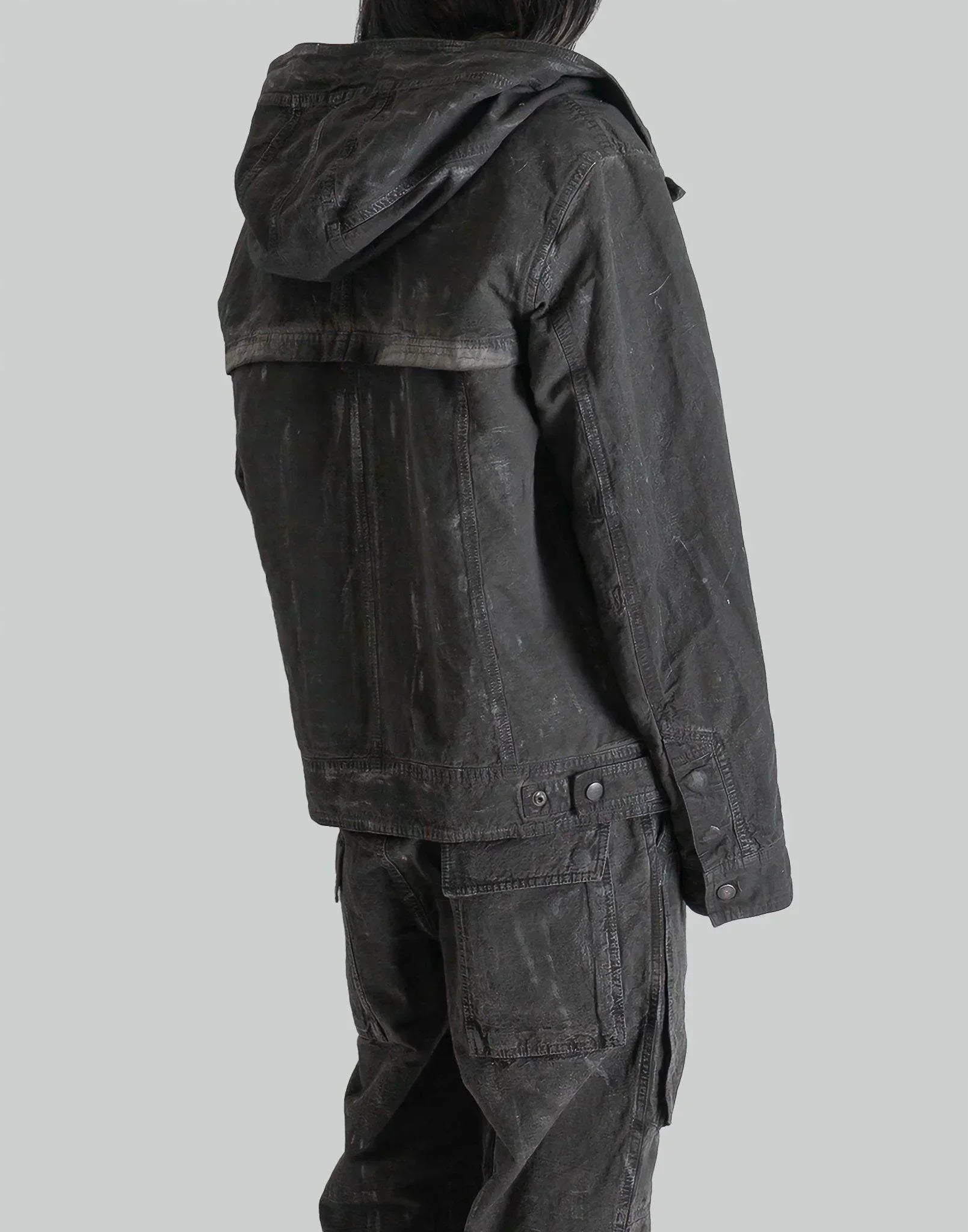blackmerle - DOUBLE FRONT HOOD PARKA - 082plus